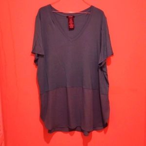 Premise turquoise v-neck athletic tee short sleeve